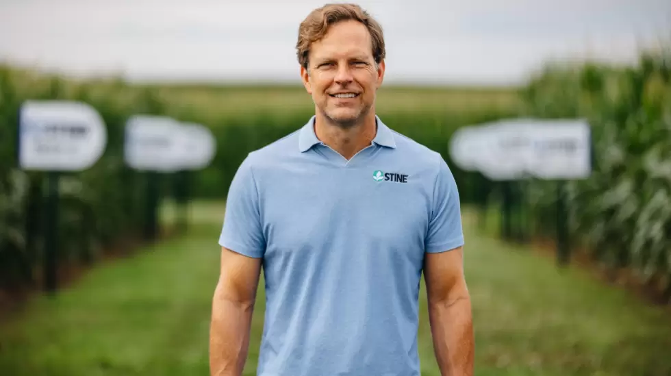 Myron Stein, presidente de Stine Seed Company