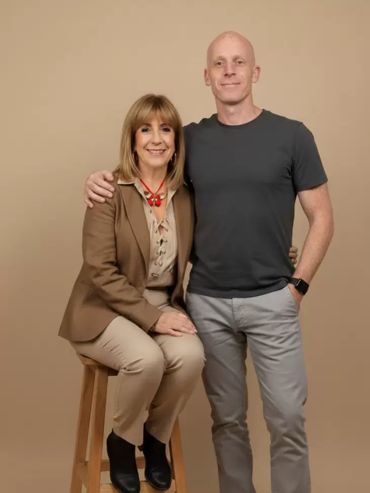 Patricia Malnati y su hijo, Martn, de Jomsalva