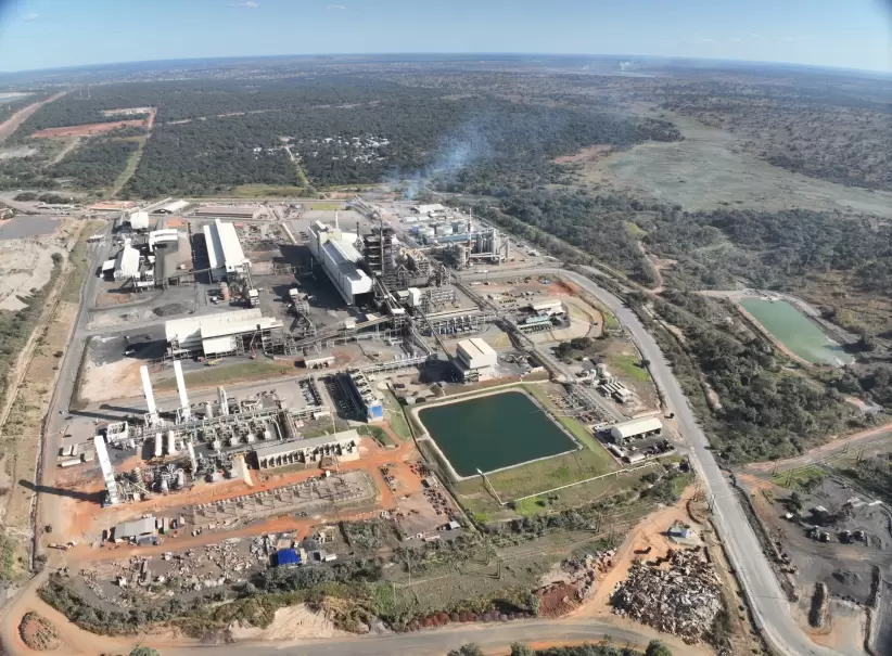 Kansanshi, la principal mina de cobre de Zambia y una de las ms modernas del mundo.