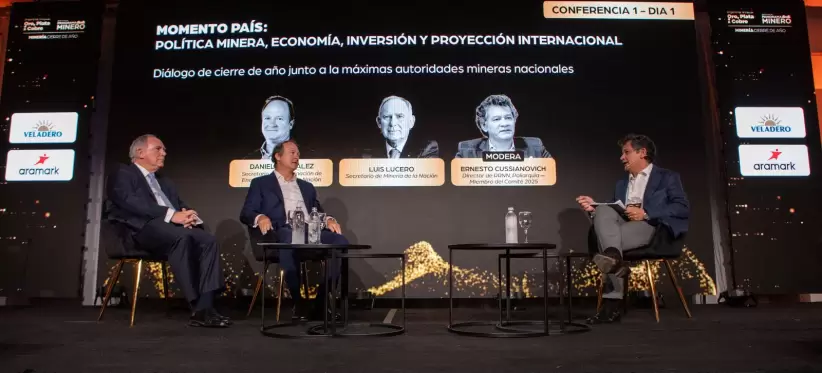 Daniel Gonzlez y Luis Lucero, los referentes en minera del gobierno de Milei.