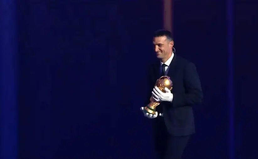 Lionel Sclaoni en la presentación del Mundial 2026