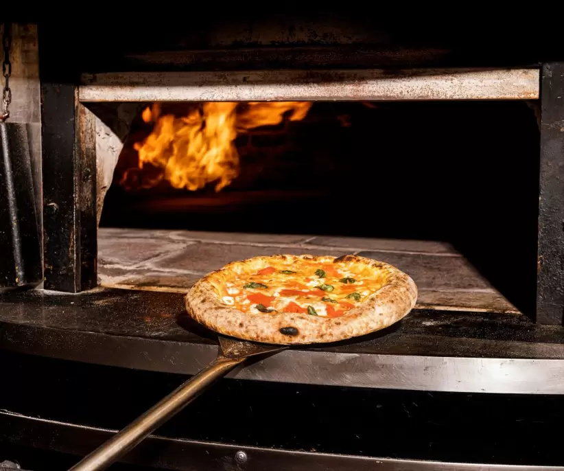 pizza antes de entrar al horno pizza data