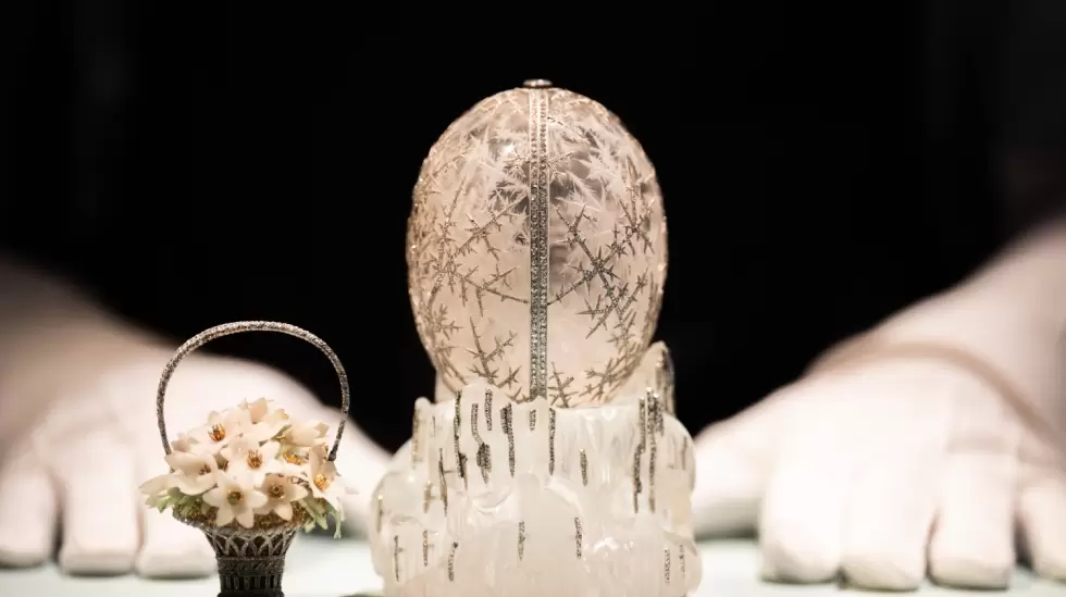 The winter egg by faberge