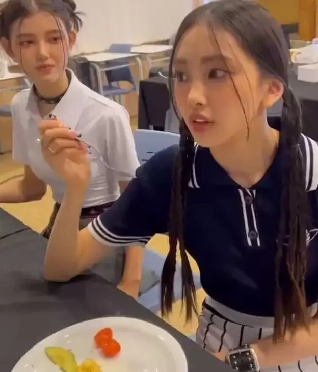 En 2023, Hyein, miembro de NewJeans, reveló que estaba comiendo solo un tomate cherry, una rodaja de aguacate y una pequeña porción de arroz para mant