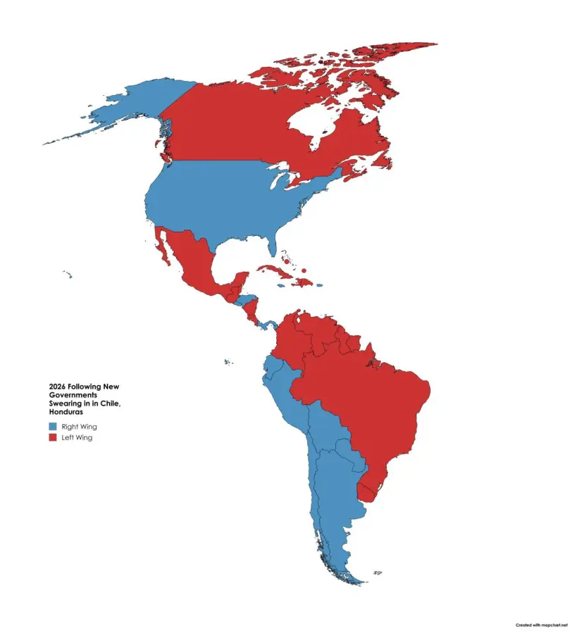 mapa politico america 2026