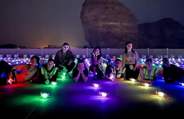 Lumasky Drone Show: la empresa que rompió récord en Lollapalooza llega a Punta del Este con un show de 500 drones