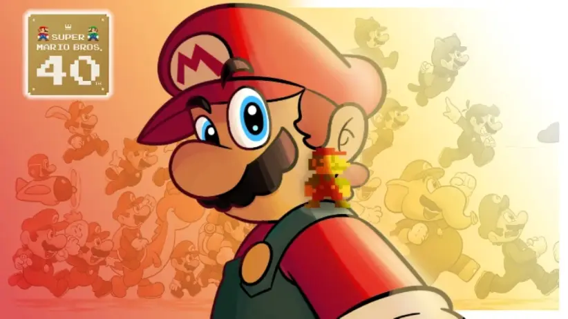 mario bros 40 anos