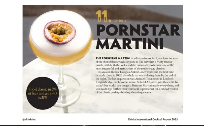 porn star martini drink international