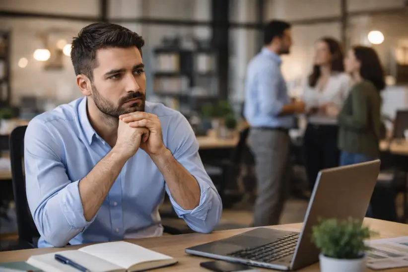 Oficina, equipo de trabajo, Empresas, Jefe, empleados, talento (Imagen creada con IA)