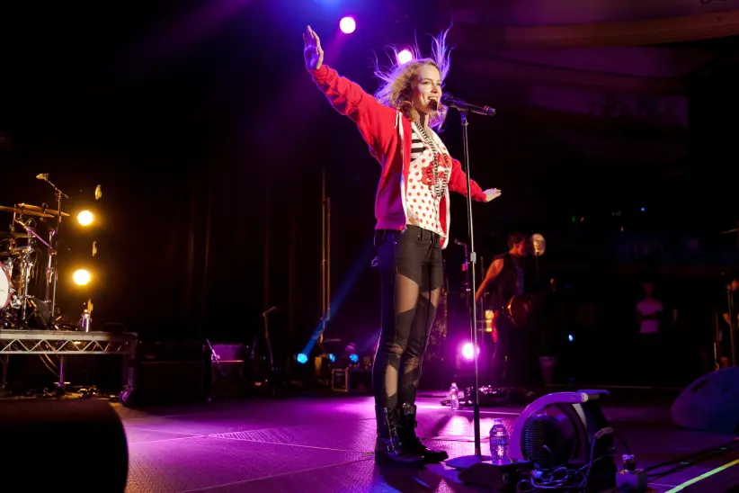 Crazy Good Summer 2013 Concert - Los Angeles, CA
LOS ANGELES, CA - AUGUST 14: Singer Bridgit Mendler performs at Crazy Good Summer 2013 Concert Los A