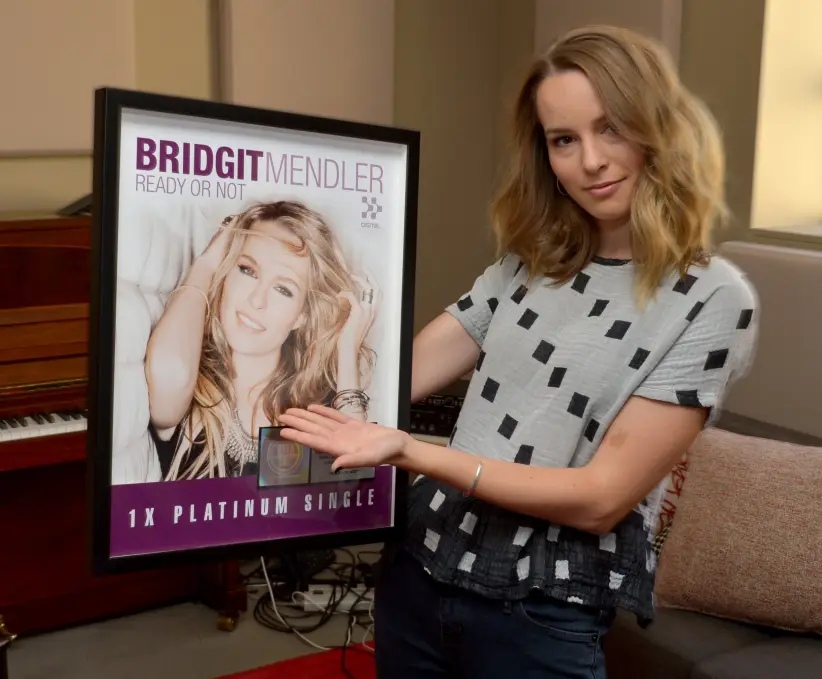 Hollywood Records Recording Artist Bridgit Mendler Receives RIAA Platinum Award For Her Debut Single "Hello My Name Is..."
BURBANK, CA - SEPTEMBER 10
