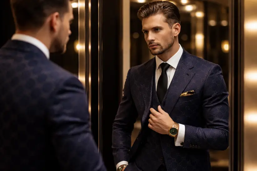 Empresario, millonario, persona de traje, fortuna (Imagen creada con IA)