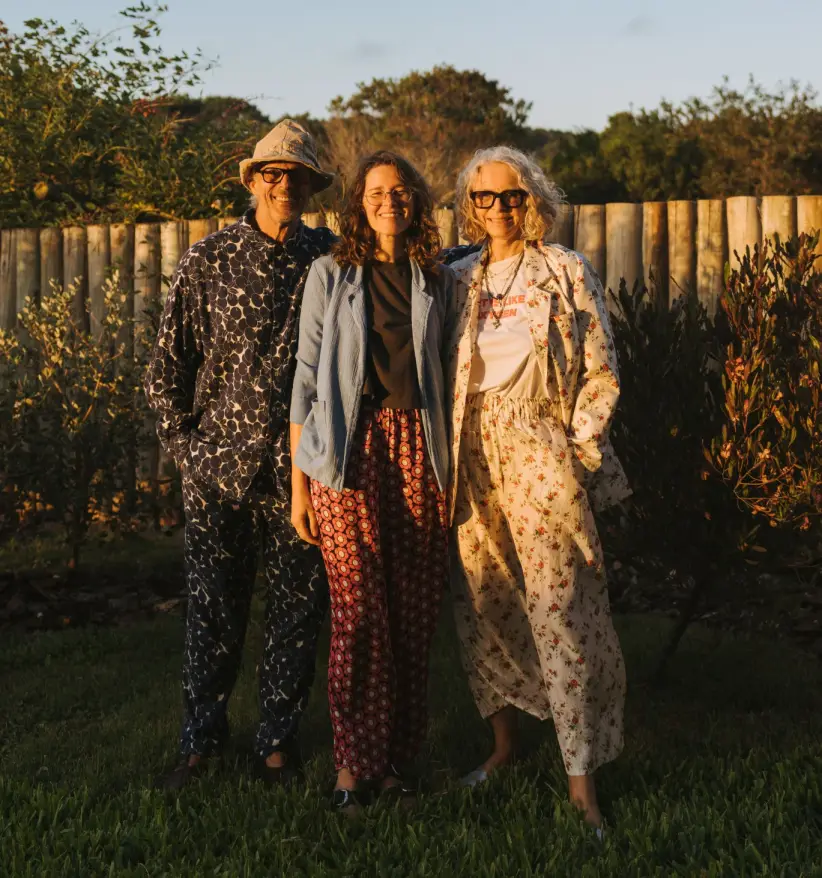 Robert y Edda Kofler Junto a su hija Felice, quien hoy también administra el lugar.