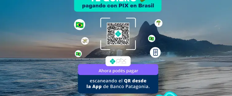 Banco Patagonia habilita pagos con QR Pix en Brasil desde su aplicación