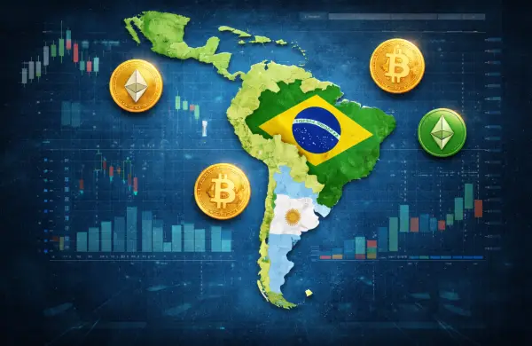 Dinero cripto: Brasil captó más de US$ 318.800 millones y triplicó la distancia con Argentina