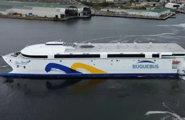 El ferry de los US$200 millones: el barco 100% eléctrico más grande del mundo conectará Buenos Aires con Colonia