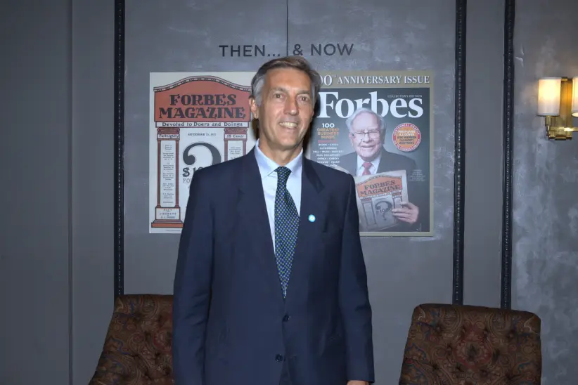 Facundo Gómez Minujin en Forbes NY Sessions 
