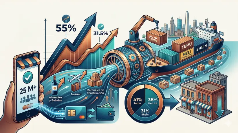 comercio electrónico (imagen generada por Gemini)