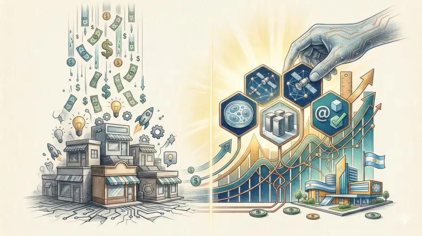 Venture capital, emprendedorismo (imagen generada por Gemini)