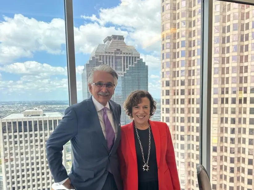 Ali Moshiri con Doris Capurro de Luft Energy