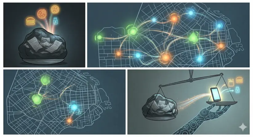 Cansancio - delivery (Imagen generada por Gemini)