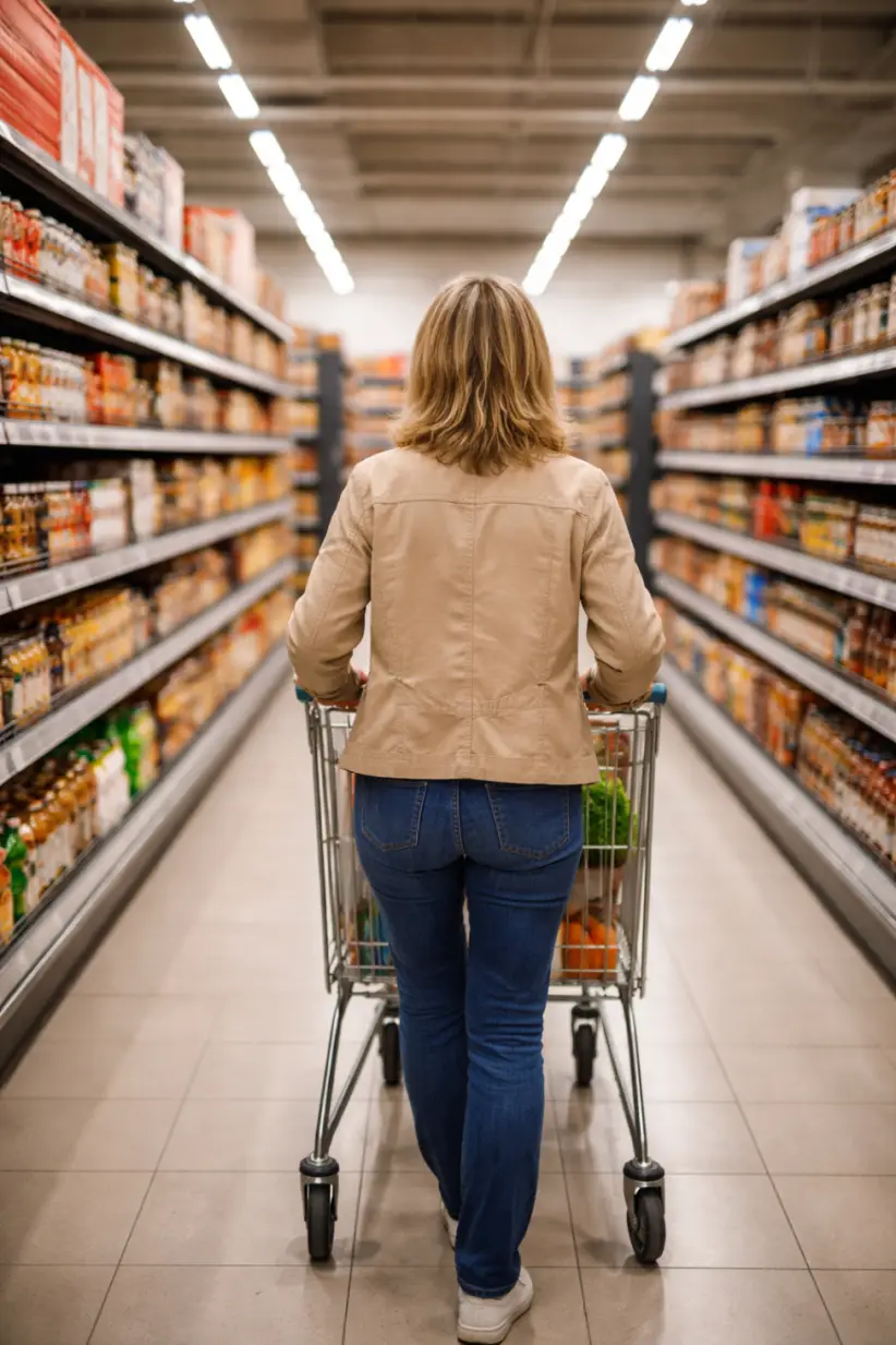 Supermercado, inflacion, compras, precios (SE PUEDE USAR) - imagen creada con IA