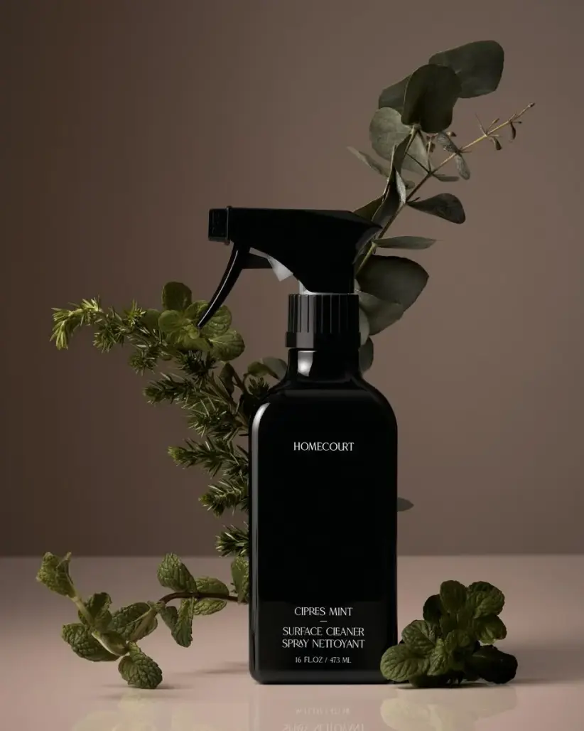 El spray limpiador de superficies naturales es uno de los productos destacados (Foto: Cortesía de Homecourt)
