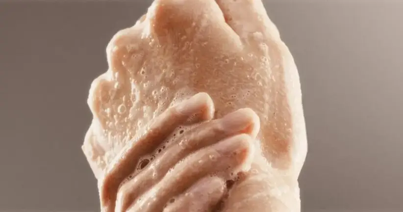 El jabón de manos exfoliante de Homecourt salió a la venta el 15 de abril (Foto: Cortesía de Homecourt)