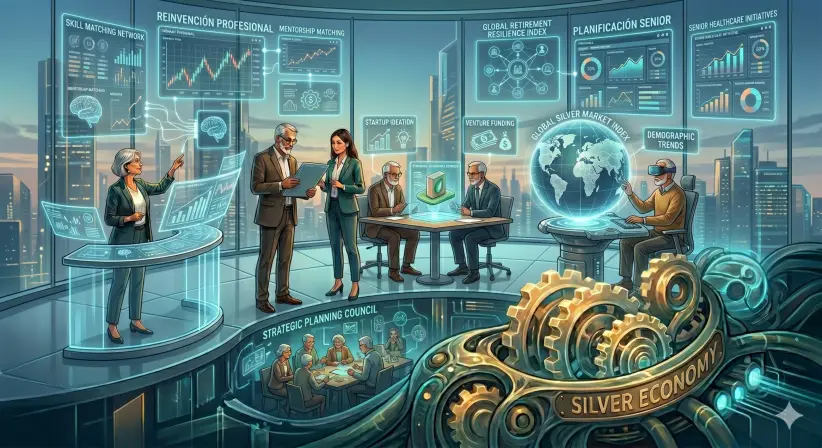 Generación silver (imagen generada por Gemini)