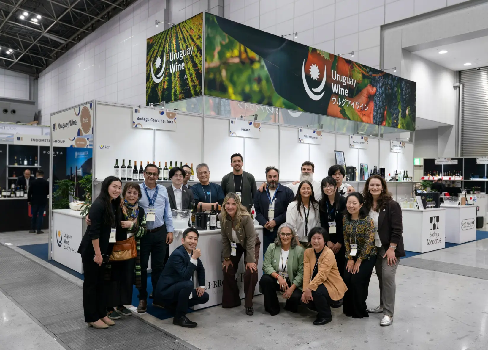 Uruguay Wine participó en la edición de ProWine Tokyo 2026, una de las ferias del sector vitivinícola que continúa consolidándose en Asia. Foto: INAVI