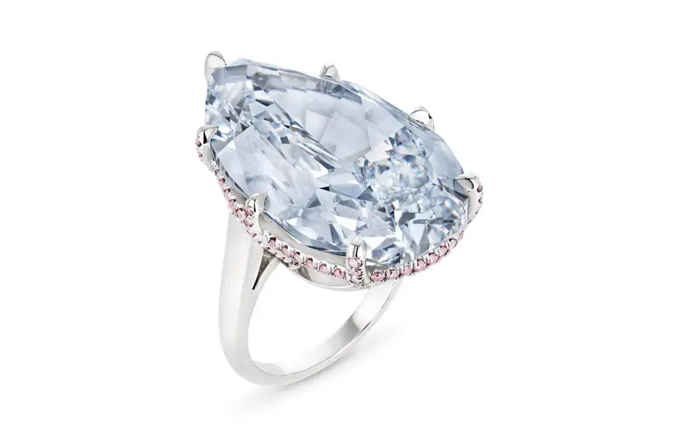 Azure Blue: el diamante azul de 31 quilates que busca batir récords en Christie’s Nueva York