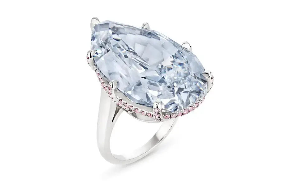 Azure Blue: el diamante azul de 31 quilates que busca batir récords en Christie’s Nueva York