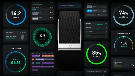 (SE PUEDE USAR) Panel de control Whoop Crédito: Cortesía de la empresa
