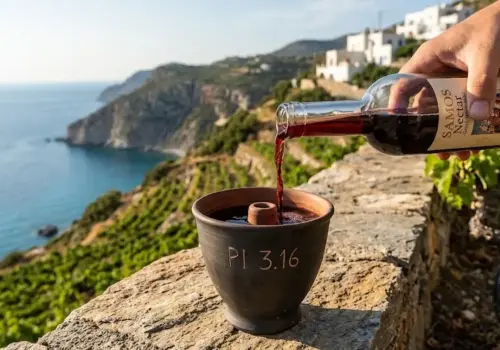 La copa de Pitágoras que se vacía sola: el antiguo invento que hoy inspira el turismo en Grecia