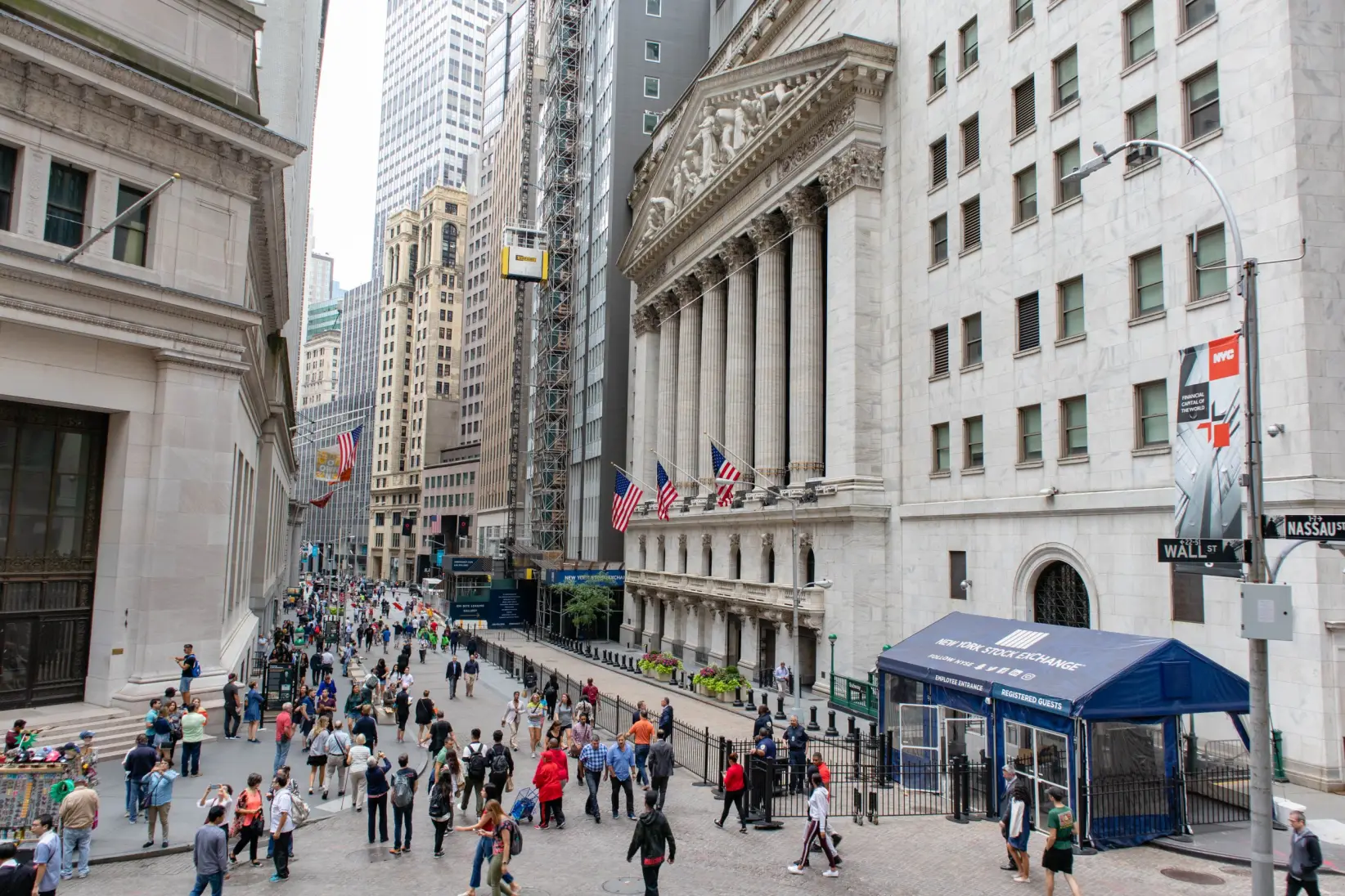Bolsa de Nueva York, Wall Street, mercado, acciones (SE PUEDE USAR) Wikimedia Commons