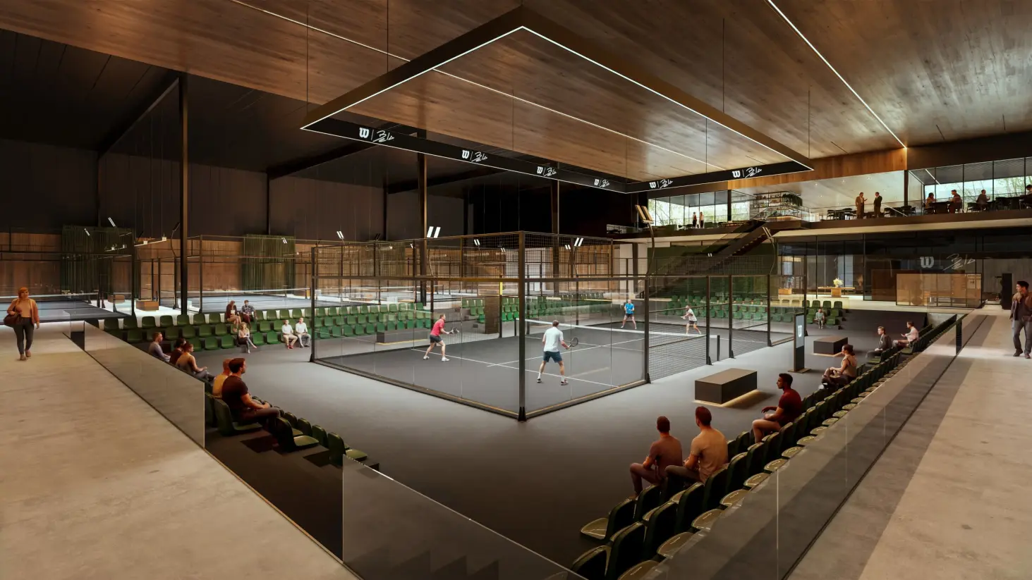 Render de Bela Padel Center Canning