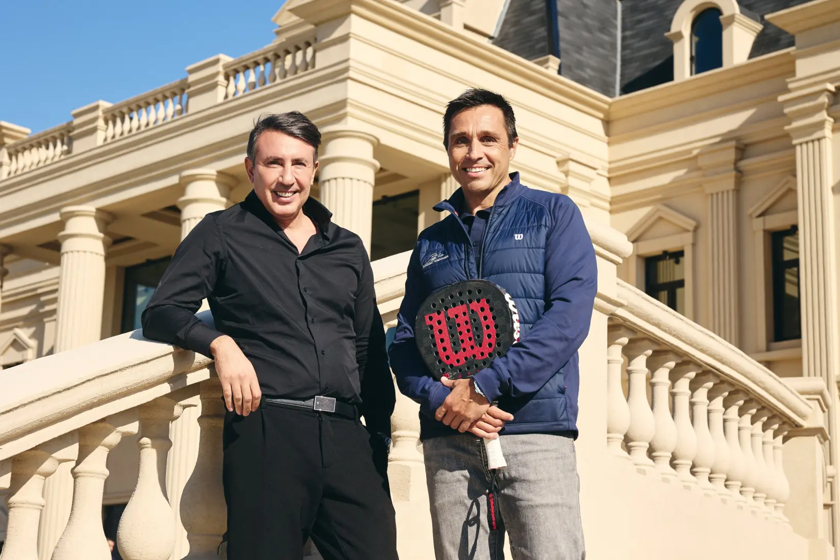 Maximiliano Mustafa, ceo de Pride Developer, y Fernando Belasteguin