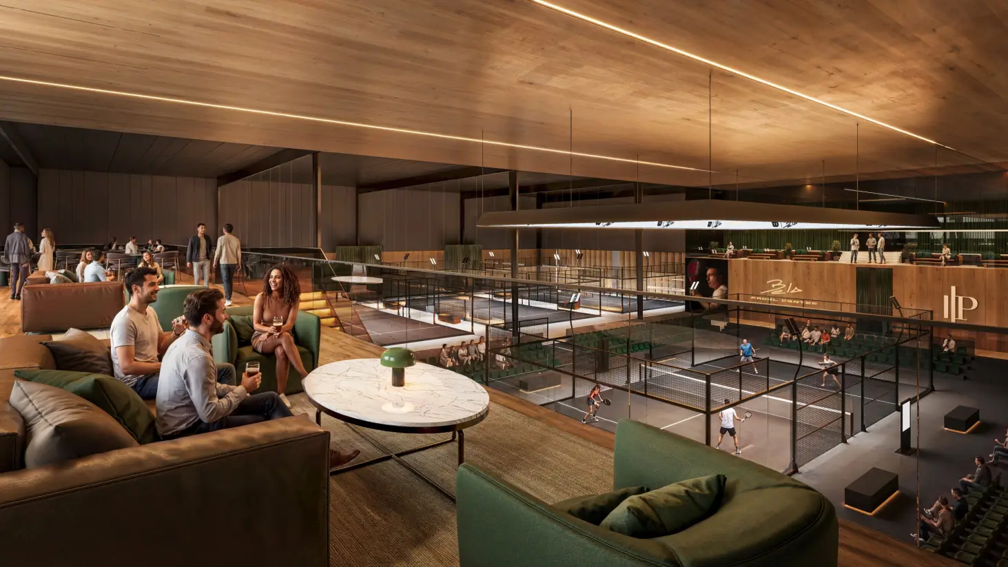Render Bela Padel Center Canning