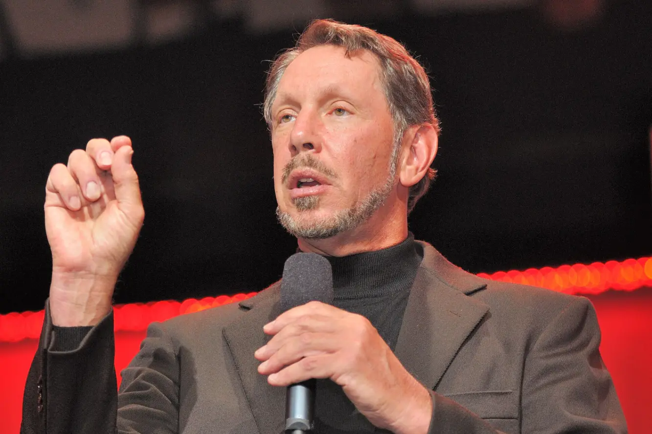 Larry Ellison, Oracle - SE PUEDE USAR - (Foto: Comunicaciones Corporativas de Oracle, CC BY 2.0, via Wikimedia Commons)