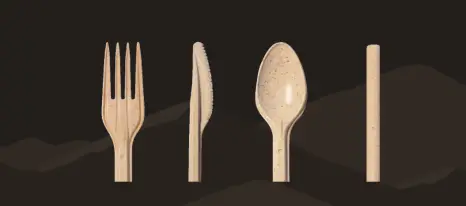SE PUEDE USAR/ Cubiertos sustentables (Foto: sitio oficial de PlantSwitch).