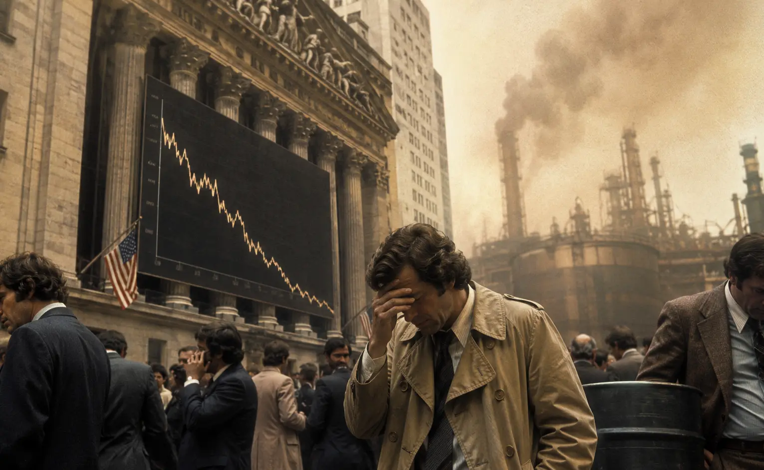 Por la crisis del petróleo de 1973, la Bolsa coalpsó y tardó 20 años en recuperarse: ¿puede volver a ocurrir?