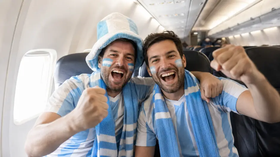 hinchas seleccion argentina, mundial (Imagen creada con IA)