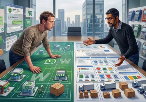 La nueva guerra entre Meta y Google: el imperio de WhatsApp y el plan para reconfigurar el tradicional modelo de comercio digital