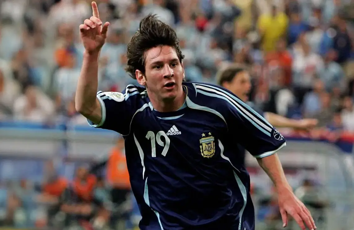A 20 años del primer gol de Messi en un mundial