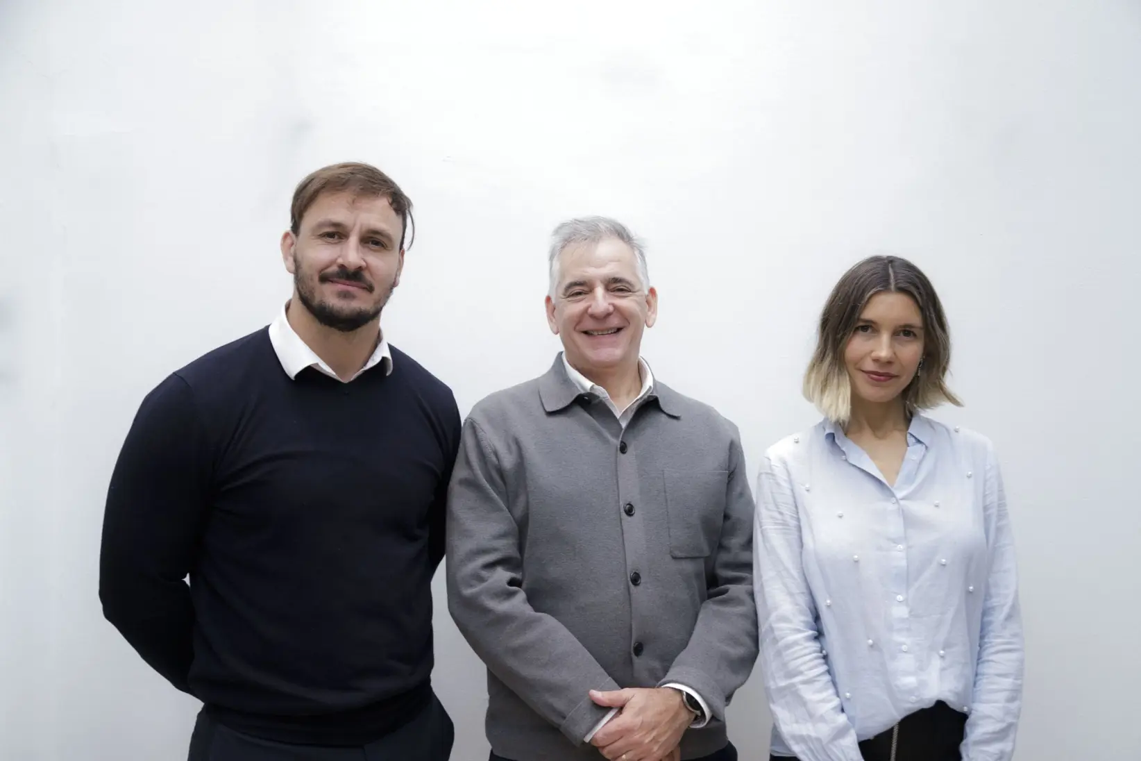 Matías Gauto, Nicolás Demarco y Sofía Bernatet (Foto: Gentileza Ledevit)