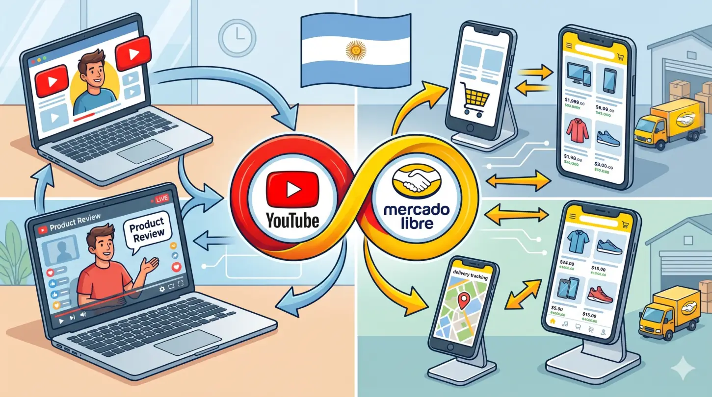YouTube Shopping Mercado Libre