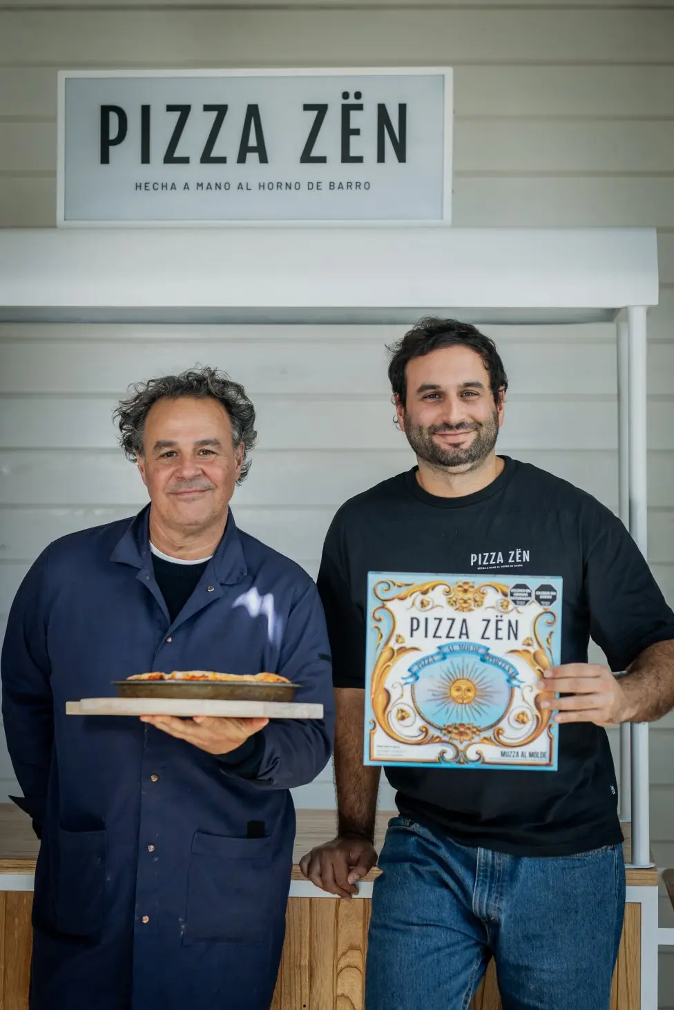 pizza zen roberto y mateo petersen. Crédito: Gentileza Pizza Zen.