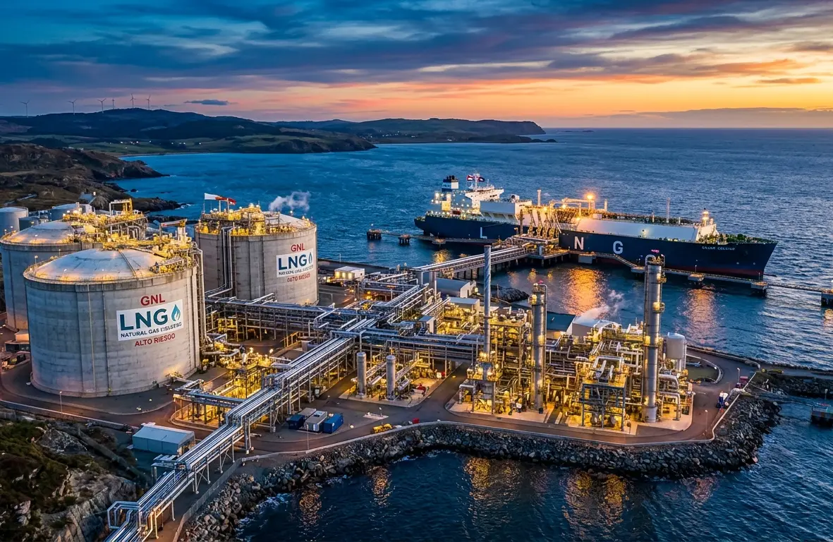 Bradesco: la Argentina puede convertirse en la nueva potencia mundial del GNL