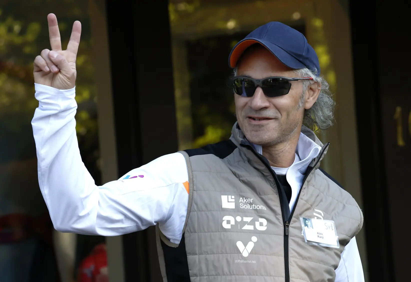 Alex Karp, de Palantir, estará presente. Su socio, Peter Thiel, se instaló recientemente en la Argentina (Photo by Kevin Dietsch/Getty Images)