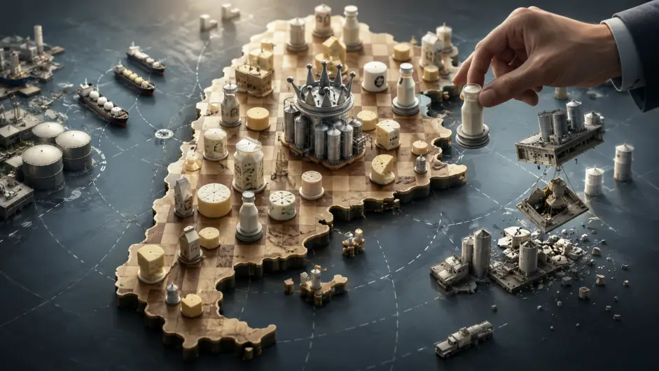 Industria lactea. Mapa